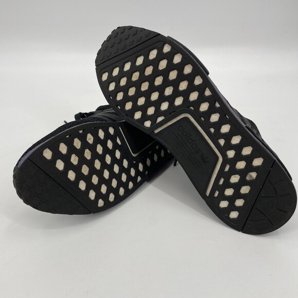 ADIDAS NM_R1 Boost Blue Metallic and Black Shoes Size 11 - Picture 8 of 11